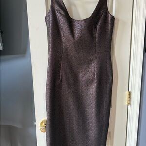Milly Strapless Shimmering Purple Dress